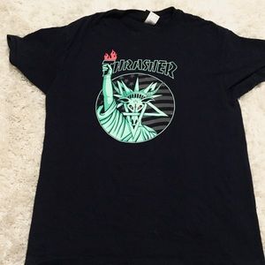Navy Blue Thrasher Tee-shirt